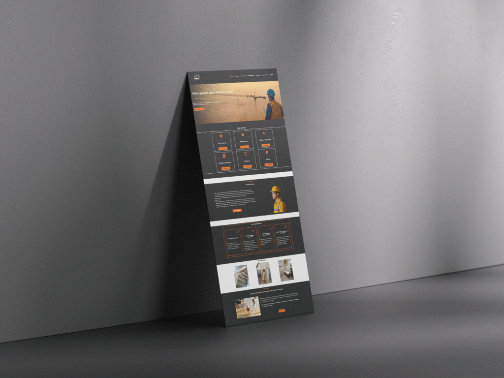 Mockup de smartphone présentant l’interface du projet MIDLUX
